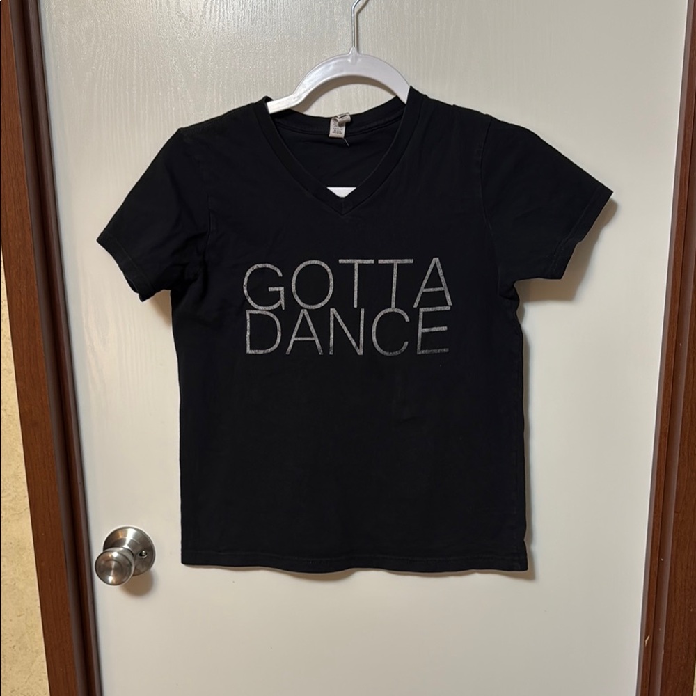 Bella-Canvas Black 'Gotta Dance' T-Shirt Size Youth Large